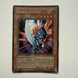 Yu-Gi-Oh Blade Knight Limited Edition Secret Rare Card CT1-EN002 LP/MP - Image 1