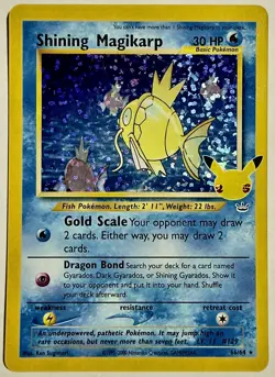 Pokemon Card - Shining Magikarp Celebrations Classic Collection 66/64 Holo - Image 1
