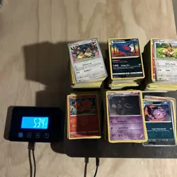 5.3 LB Pokemon Mixed Lot Collectible Trading Cards No Trainers And Two Tins - Image 2
