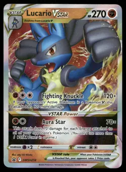 Lucario VSTAR Promo SWSH: Sword & Shield Promo Cards SWSH214 NM - Image 1