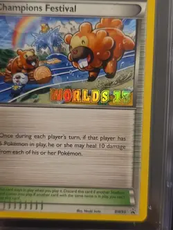 2013 Pokemon BW Black Star Promo World Champions Festival #BW95 CGC 8.5 NM-MT+ - Image 2