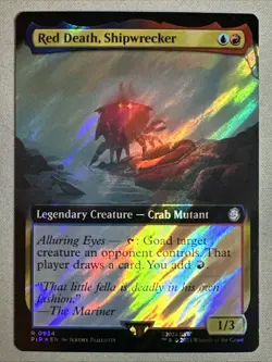 MTG / Red Death, Shipwrecker / PIP / #954 / SURGE FOIL (Extended Art) Rare / NM - Image 1