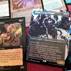 COMMANDER Magic Deck MTG - *Beat U BLACK 'n' BLUE themed POISON TOXIC INFECTS* - Image 1