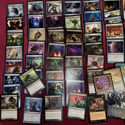 COMMANDER Magic Deck MTG - *Beat U BLACK 'n' BLUE themed POISON TOXIC INFECTS* - Image 3