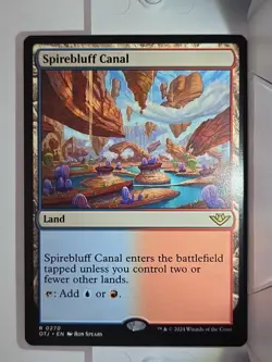 Spirebluff Canal - R270 - MTG - Outlaws of Thunder Junction (OTJ) - Image 1