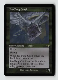 Ice-Fang Coatl (Retro Frame) (Foil Etched) R Modern Horizons MH1 27 NM - Image 1
