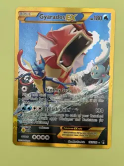 Pokemon TCG Rare Secret Gyarados EX 123/122 Breakpoint - Image 5