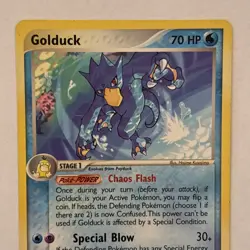 Golduck Rare Pokemon Card TCG EX Sandstorm 17/100 - LP - Image 2