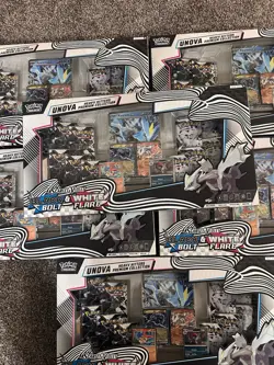 Pokemon Black Bolt/White Flare Heavy Hitters UNOVA Premium Collection Lot Of 6 - Image 2