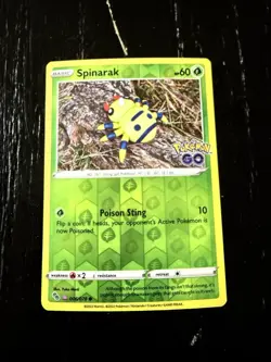 Spinarak (Peelable Ditto) 006/078 Pokemon GO Reverse Holo UNPEELED - Image 1