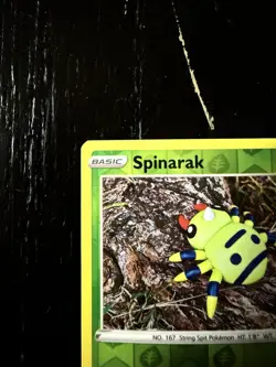Spinarak (Peelable Ditto) 006/078 Pokemon GO Reverse Holo UNPEELED - Image 2