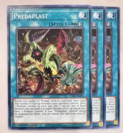 Yugioh! x3 Predaplast LDS3-EN078 Common 1st Ed 3x Yu-gi-oh! TCG PREDAPLANT SET - Image 1