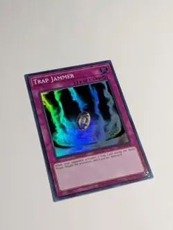 Yugioh Trap Jammer IOC-EN110 25th Anniversary Super Rare NM - Image 2