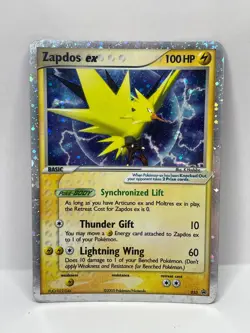 Zapdos ex Pokemon TCG Black Star Promo 033 Heavily Played - Image 1