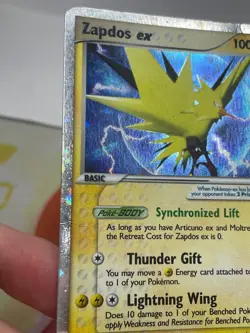 Zapdos ex Pokemon TCG Black Star Promo 033 Heavily Played - Image 2