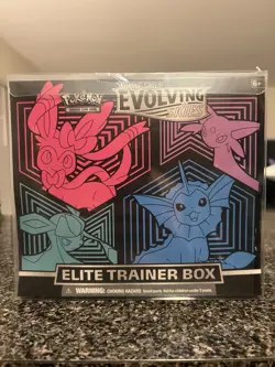 Pokemon Sword and Shield Evolving Skies ETB Factory Sealed in Case - Image 1