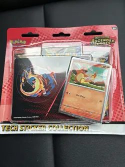 Pokemon TCG | Ascended Heroes | Charmander Tech Sticker Collection | New/Sealed - Image 1