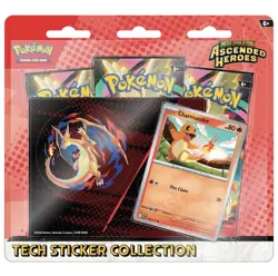 3X Pokemon TCG Ascended Heroes Charmander Tech Sticker Collection | New Sealed ✅ - Image 1