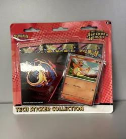 🔥 Ascended Heroes Charmander Tech Sticker Collection Pokemon TCG | New Sealed ✅ - Image 1