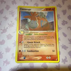 Camerupt Holo Rare Crystal Guardians 3/100 Pokemon Card TCG MP - Image 1