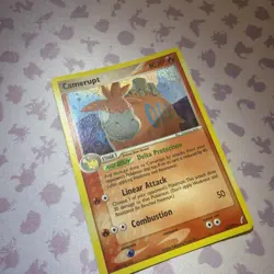 Camerupt Holo Rare Crystal Guardians 3/100 Pokemon Card TCG MP - Image 3