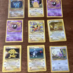 9 Vintage Pokemon Cards Very Nice Condition - Image 1