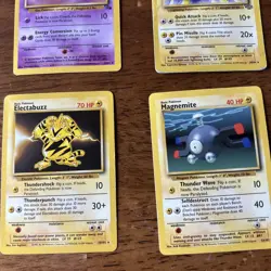 9 Vintage Pokemon Cards Very Nice Condition - Image 4