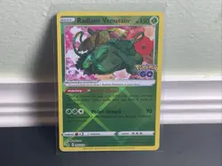 Pokemon TCG Radiant Venusaur Card 004/078 2022 Pokemon Go - Image 1