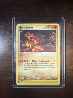 Pokemon Groudon ex Promo 002 Regular English 120 HP TCG Card 2003 - Image 1