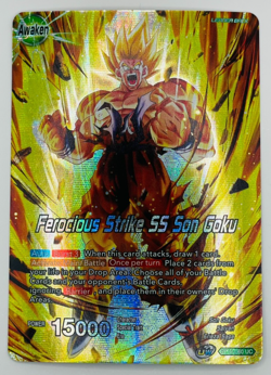Ferocious Strike SS Son Goku | Dragon Ball Super Card Game Foil NM - Image 1