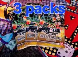 Dragon Ball Super Card Game Masters 'Legend Of The Dragon Balls' Booster Pack x3 - Image 1