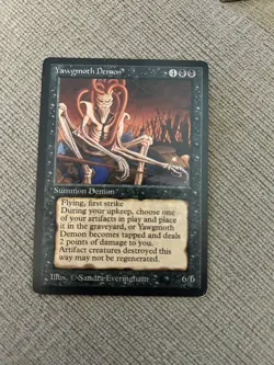 MTG English Yawgmoth Demon Normal Antiquities - Image 1