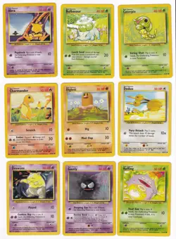 Pokemon Base Set COMPLETE SET Common Vintage WOTC 32 Card Lot MP-NM - Image 2