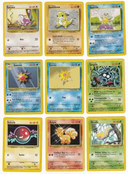 Pokemon Base Set COMPLETE SET Common Vintage WOTC 32 Card Lot MP-NM - Image 4