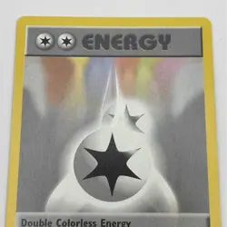Pokemon Card - Double Colorless Energy Base Set (Shadowless) 96/102 Uncommon - Image 3