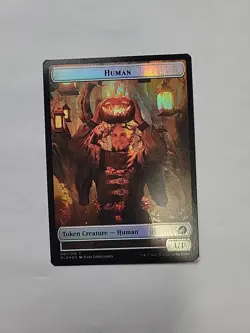 MTG - Human/ Teferi Who Slows The Sunset Token Foil MID #017 - Image 3