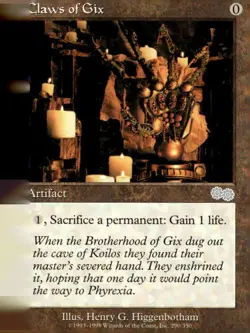 Urza's Saga #290 Claws of Gix - Image 1
