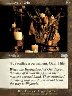 Urza's Saga #290 Claws of Gix - Image 1
