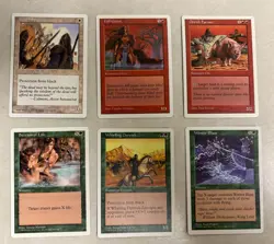 MtG 4th & 5th Ed Lot of 209 Lightly to Moderately Played incl Sylvan Library - Image 4