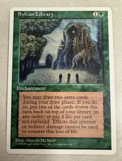 MtG 4th & 5th Ed Lot of 209 Lightly to Moderately Played incl Sylvan Library - Image 5