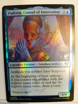 Padeem, Consul of Innovation Commander Masters Foil - Image 1