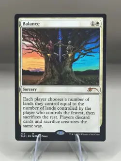 Balance x1 -regular - secret lair mtg magic Free Shipping! - Image 1