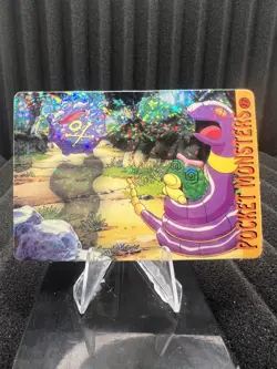 Pokemon Vintage Pocket Monsters Vending HOLO Prism Sticker Bandai 1999 Nintendo - Image 1