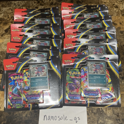 Pokemon Mega Evolution Phantasmal Flames 3 Pack Booster Blister 2025 Lot of 12 - Image 1