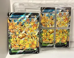 2021 Pokemon Black Star Promo Pikachu V-Union Set SWSH139-142 - Image 1
