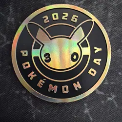 Pikachu 2026 Pokemon Day 30th Coin - Image 1