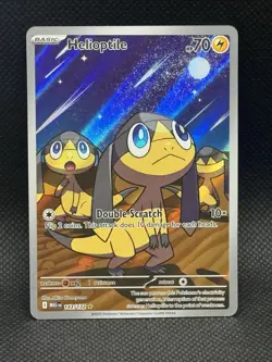 Pokemon TCG Mega Evolution Helioptile 143/132 Illustration Rare Near Mint - Image 1