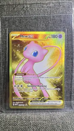 Pokemon TCG Mew EX 205/165 Scarlet & Violet 151 Holo Hyper Rare - Image 1