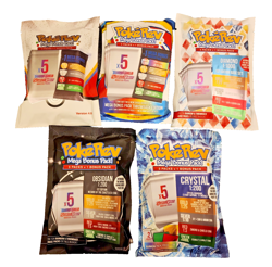 PokeRev Mega Bonus Mystery Pack Lot version 4.0-8.0 Sealed Pokemon TCG (5 Packs) - Image 1