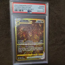 2023 Pokemon SWSH Crown Zenith Giratina VSTAR Galarian Gallery #GG69/GG70 PSA 10 - Image 1